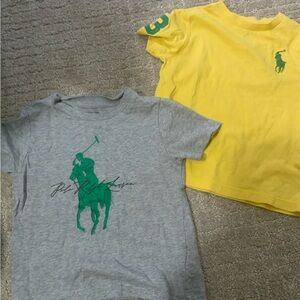 Polo by Ralph Lauren Kids' Yellow and Gray Tees